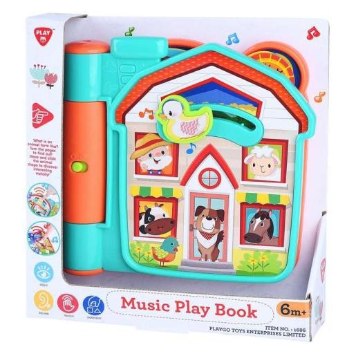 Carte muzicala cu sunete animale PlayGo - poza 2