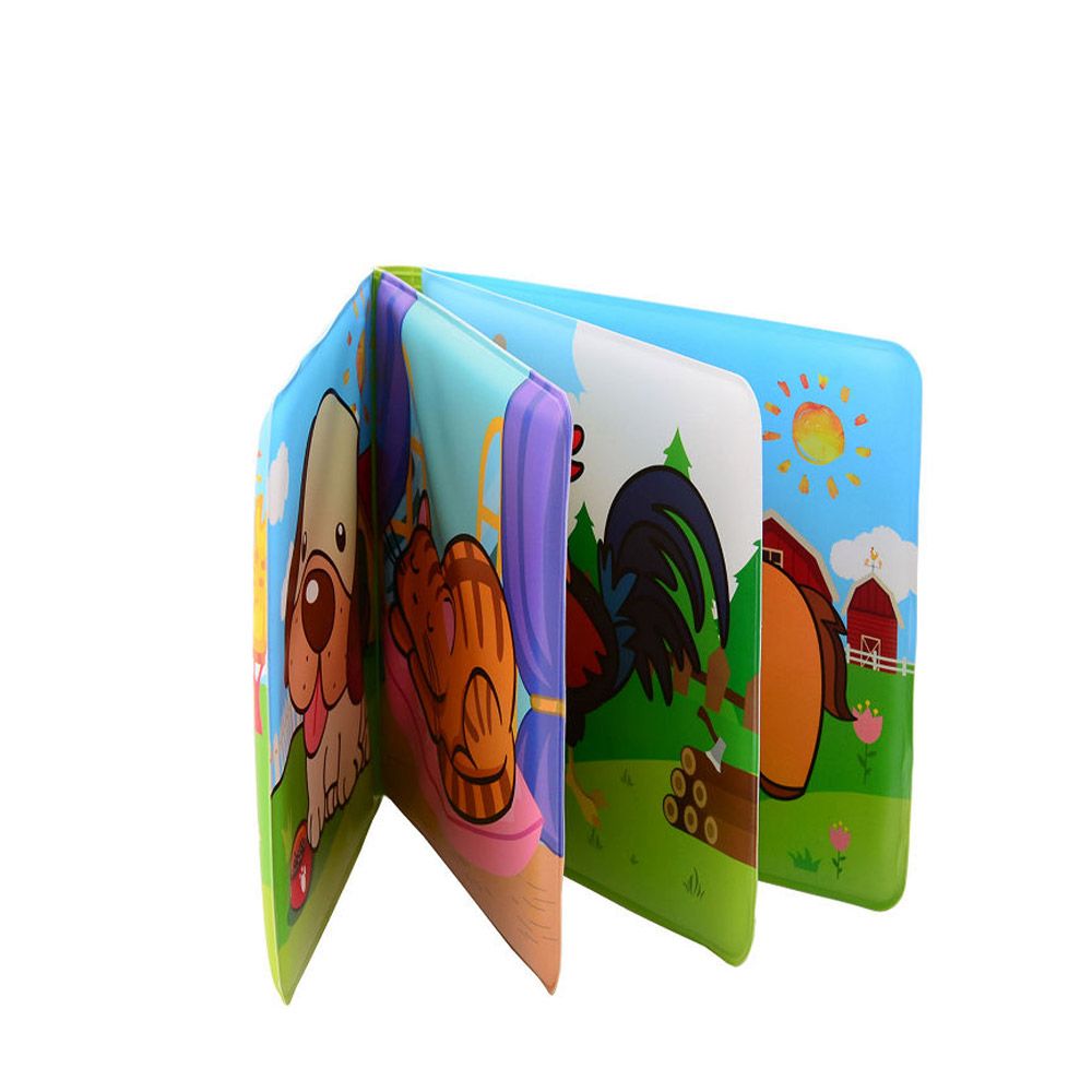 Carte pentru baie cu animale Happy World - poza 1