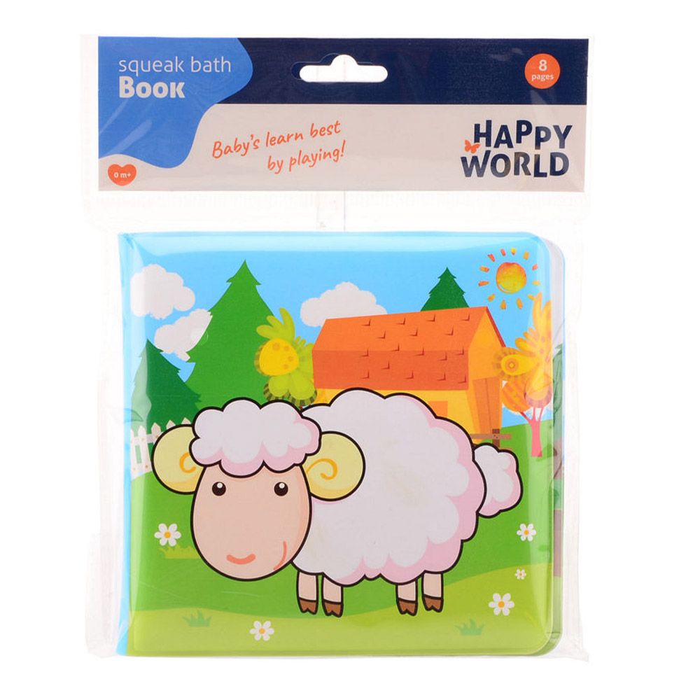 Carte pentru baie cu animale Happy World - poza 2