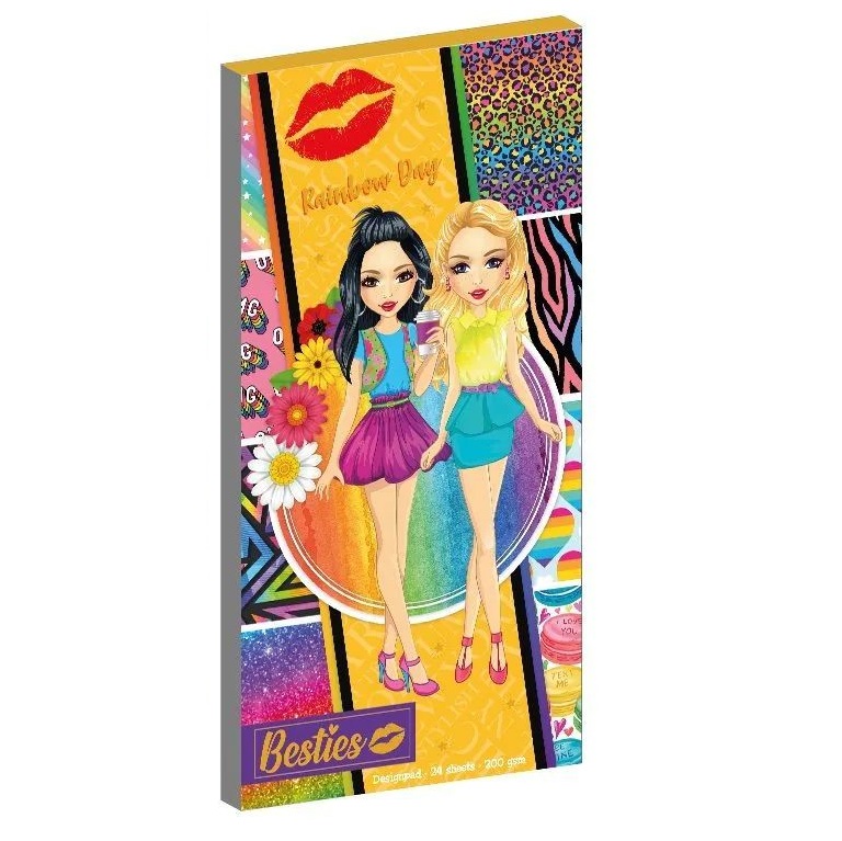 Carte pentru design Grafix Luxury Besties 30x15 cm 24 pag - poza 1