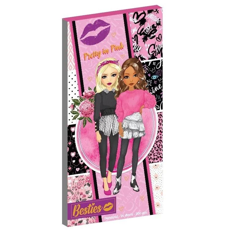 Carte pentru design Grafix Luxury Besties 30x15 cm 24 pag - poza 2