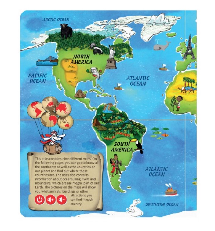 Carte Raspundel Istetel atlasul lumii in limba engleza - poza 3