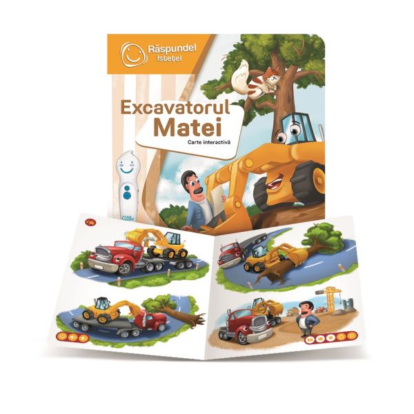 Carte Raspundel Istetel Excavatorul Matei - poza 2