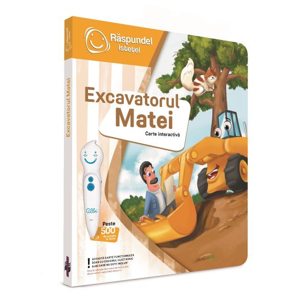 Carte Raspundel Istetel Excavatorul Matei - poza 3