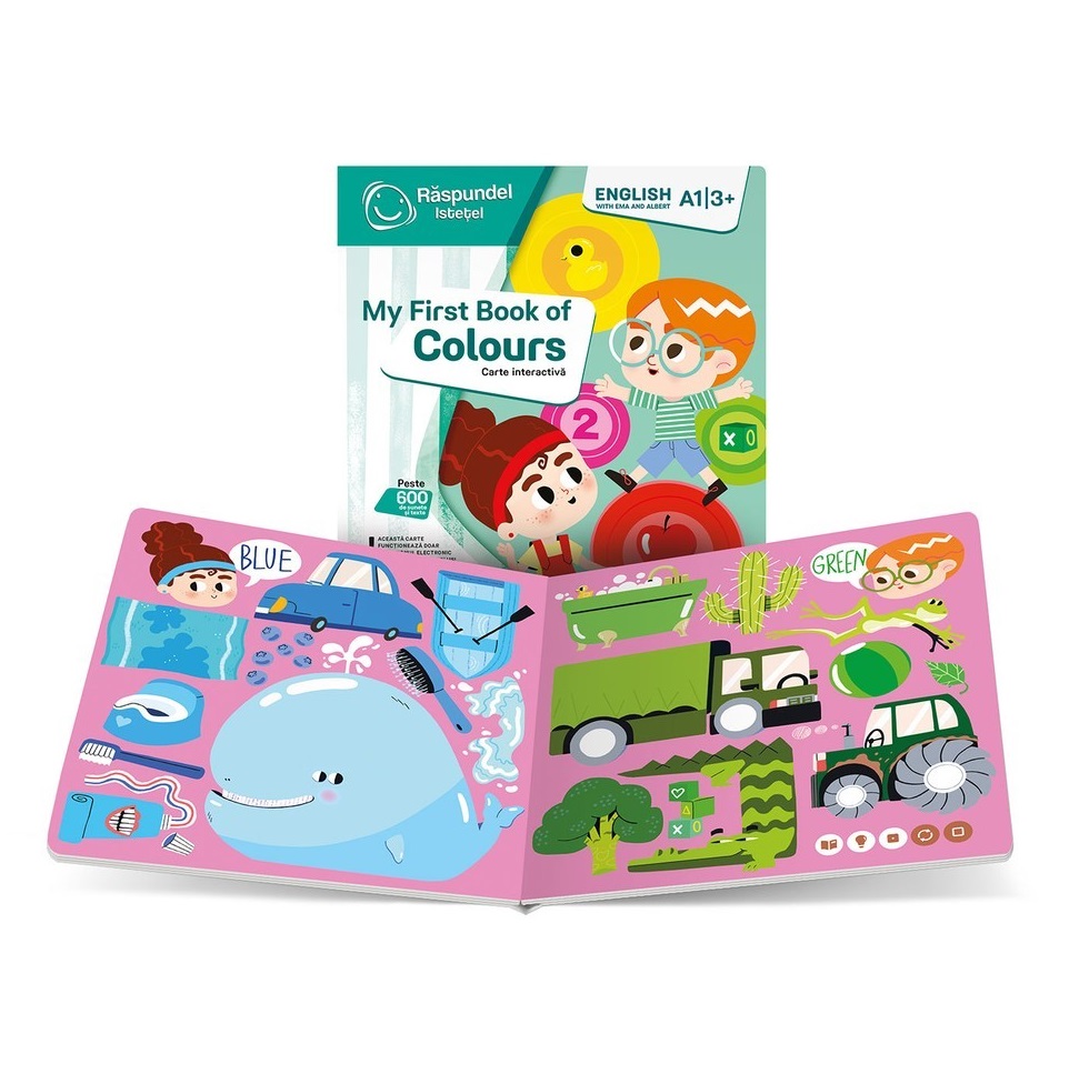Carte Raspundel Istetel My first book of colors (limba engleza) - poza 2