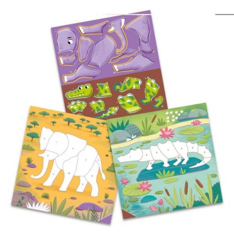 Cartea mea cu stickere - animalute salbatice - poza 3
