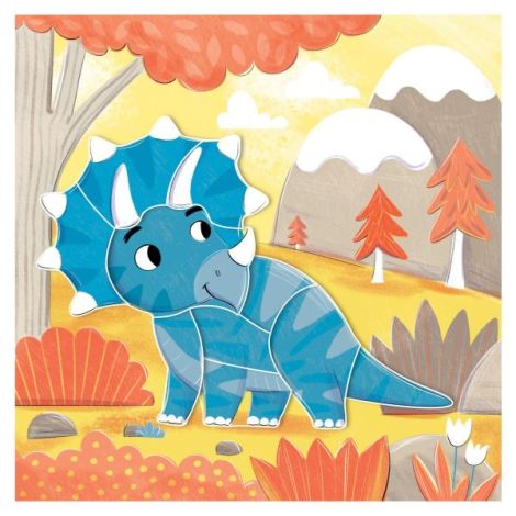 Cartea mea cu stickere - dinozauri prietenosi - poza 1