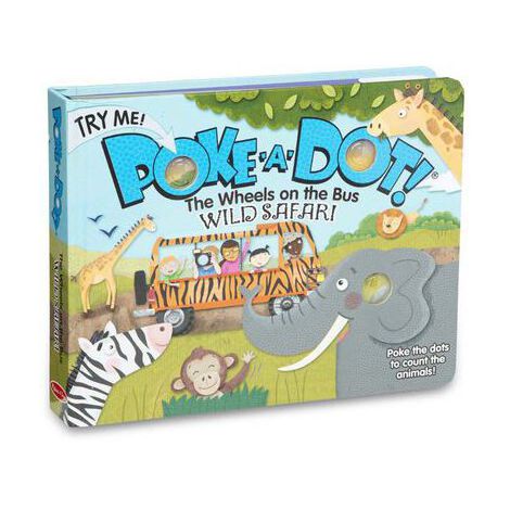 Carticica copii Caravana Safari - Poke-a-Dot Melissa & Doug - poza 1