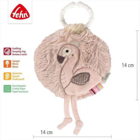 Carticica din plus pentru bebelusi - flamingo - poza 2