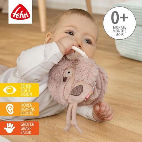 Carticica din plus pentru bebelusi - flamingo - poza 5