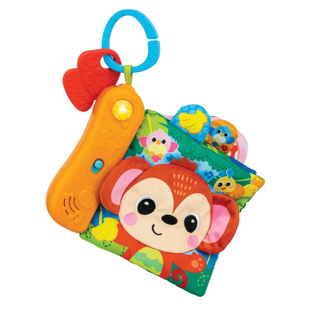 Carticica senzoriala cu sunete Winfun Jungle Animals - poza 1