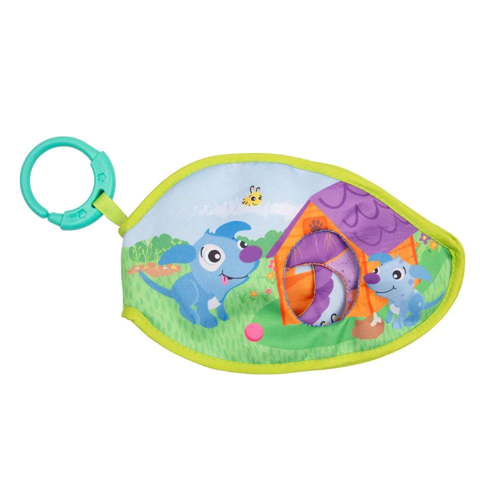 Carticica textila cu marionete pentru degete PlayGro Animale - poza 3