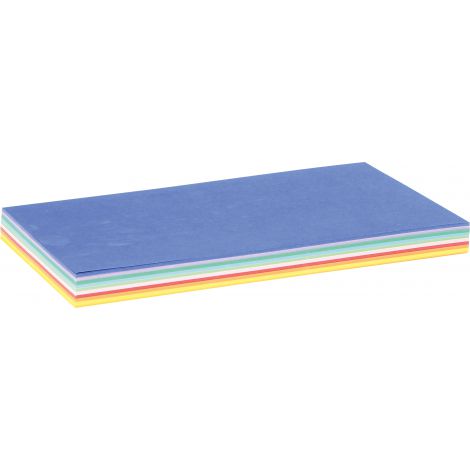 Carton colorat 180 gr pe mp format A4, 100 coli, mix de 10 culori - poza 1