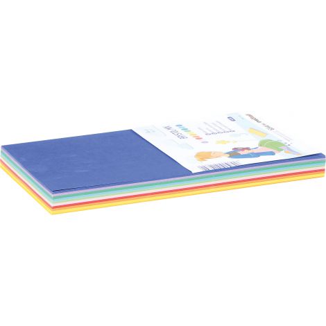 Carton colorat 180 gr pe mp format A4, 100 coli, mix de 10 culori - poza 4