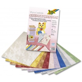 Carton Damask Metalizat - poza 1