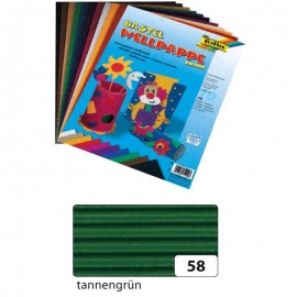 Carton ondulat Verde Inchis - 50 x 70 - coala - poza 1