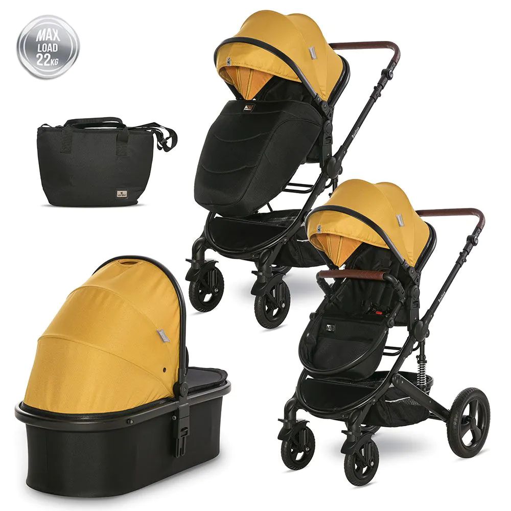 Carucior 2 in 1 cu landou Lorelli Boston Lemon Curry - poza 1