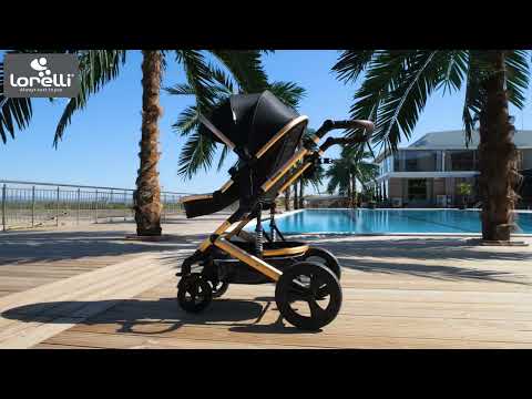 Carucior 2 in 1 cu landou Lorelli Boston Lemon Curry - poza 2