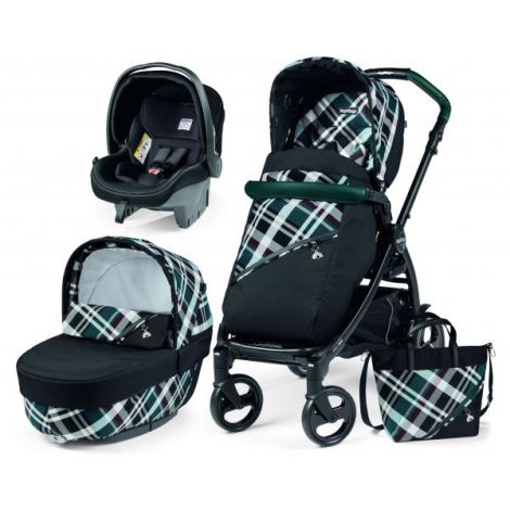 Carucior 3 in 1 Book Plus Modular, Peg Perego, Tartan - poza 1