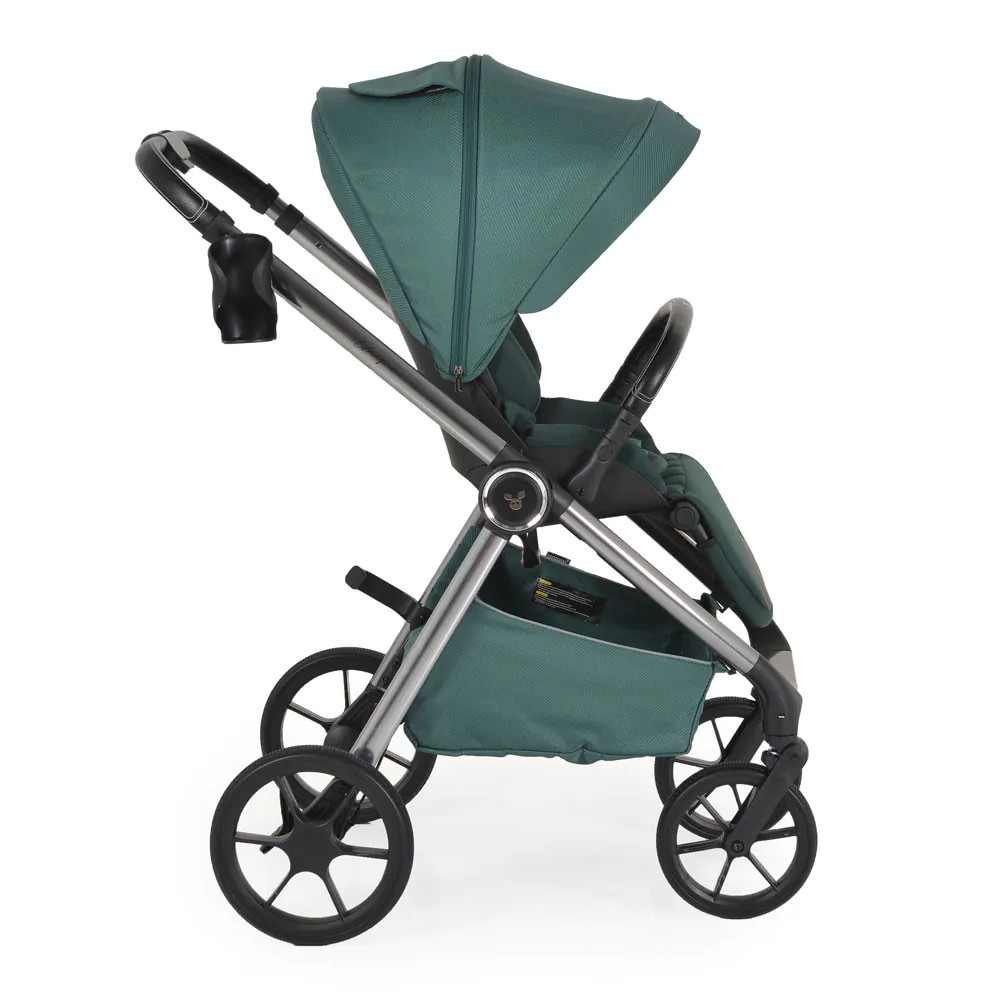 Carucior 3 in 1 cu landou si scoica auto I-Size (40-87 cm) Cangaroo Unique 2025 Pine Green - poza 4