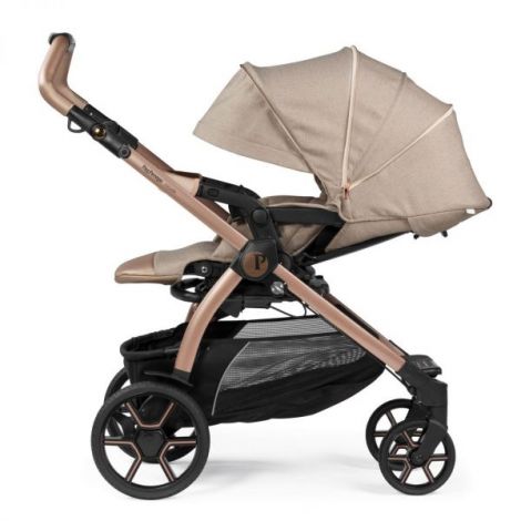 Carucior 3 in 1 Peg Perego Book, SLK, 0 - 22 kg, Mon Amour, Bej Roz - poza 5