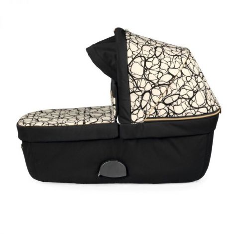 Carucior 3 in 1 Peg Perego Veloce, SLK, 0 - 22 kg, Graphic Gold, Negru Bej - poza 4