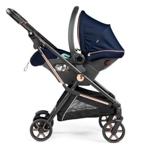 Carucior 3 in 1 Peg Perego Vivace, Lounge, Pagoda, 0 - 22 kg, Blue Shine - poza 3