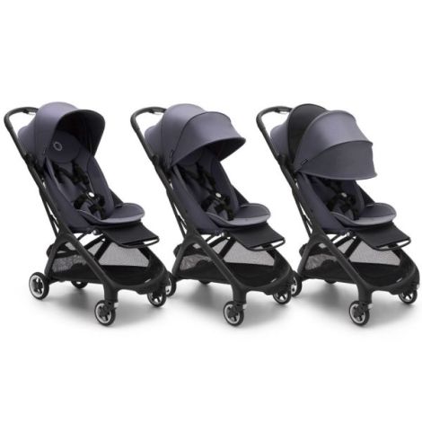 Carucior Bugaboo Butterfly Black Stormy Blue - poza 5