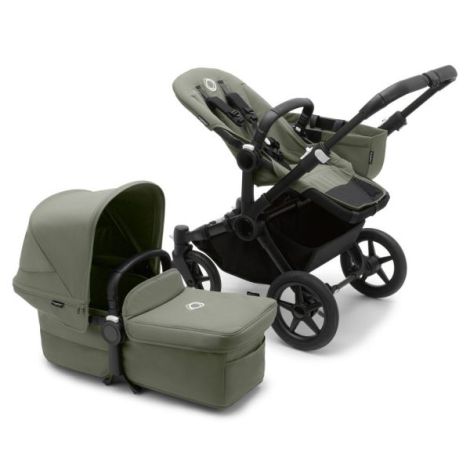 Carucior Bugaboo Donkey 5 Mono Black Forest Green - poza 3
