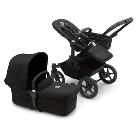 Carucior Bugaboo Donkey 5 Mono Black Midnight Black - poza 3