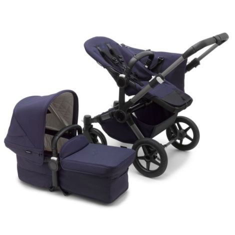 Carucior Bugaboo Donkey 5 Mono Classic Graphite Dark Navy - poza 3