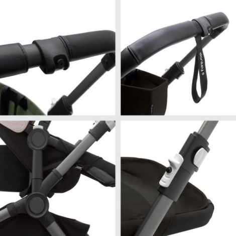 Carucior Bugaboo Donkey 5 Mono Classic Graphite Dark Navy - poza 4