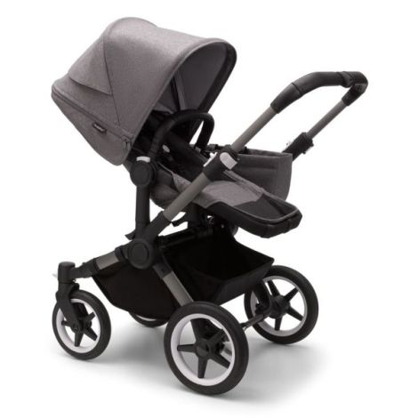 Carucior Bugaboo Donkey 5 Mono Graphite Grey Melange - poza 1
