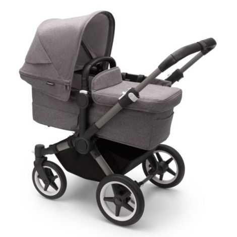 Carucior Bugaboo Donkey 5 Mono Graphite Grey Melange - poza 2
