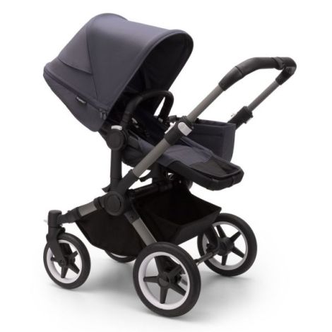 Carucior Bugaboo Donkey 5 Mono Graphite Stormy Blue - poza 1