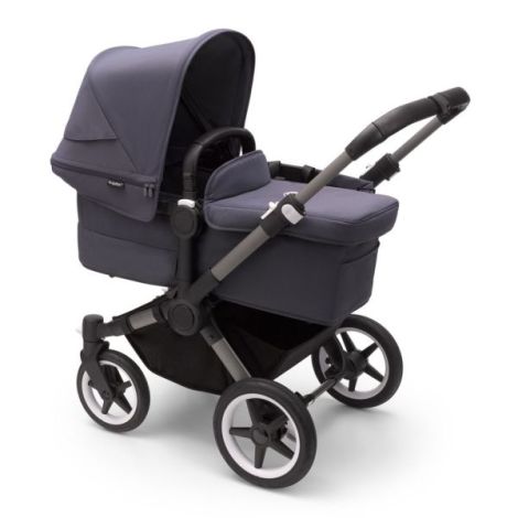 Carucior Bugaboo Donkey 5 Mono Graphite Stormy Blue - poza 2
