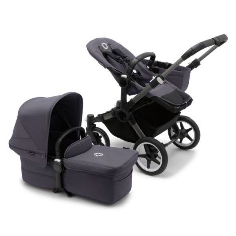 Carucior Bugaboo Donkey 5 Mono Graphite Stormy Blue - poza 3