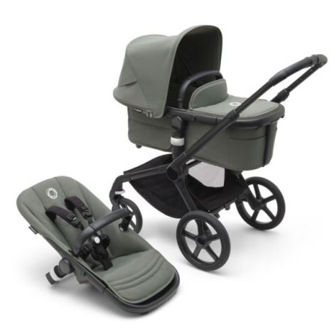 Carucior Bugaboo Fox 5 Black Forest Green 2 in 1 - poza 1