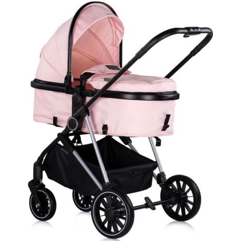 Carucior Chipolino Aura 3 in 1 pink marshmallow - poza 2