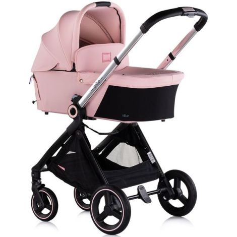 Carucior Chipolino Elite 3 in 1 pink marshmallow - poza 2