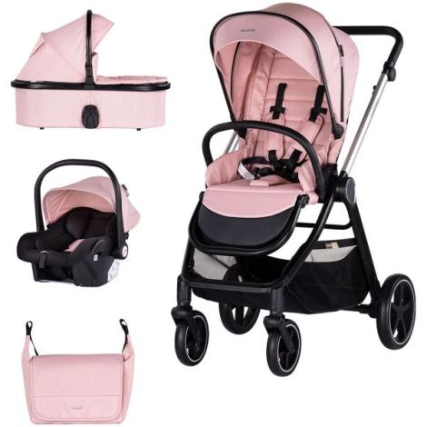 Carucior Chipolino Marbella 3 in 1 pink marshmallow - poza 1