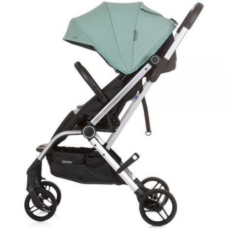 Carucior Chipolino Twister pastel green cu sezut rotativ - poza 2