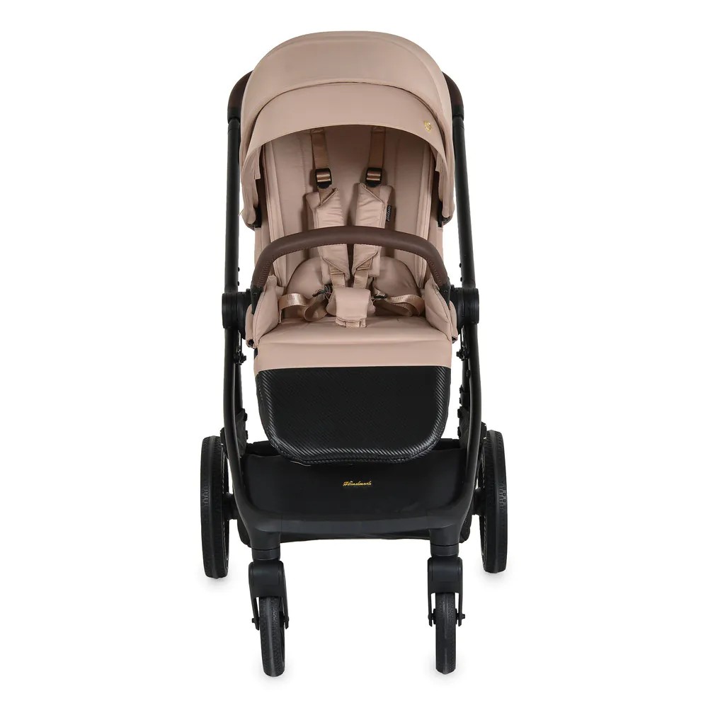 Carucior combinat 2 in 1 Cangaroo Celebrity 2026 Beige - poza 3