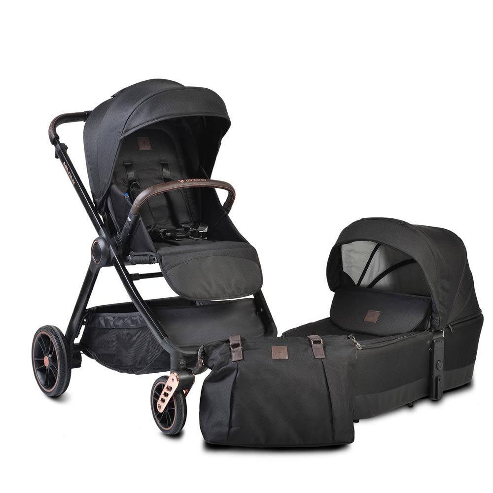 Carucior combinat 2 in 1 Cangaroo Macan Black - poza 1