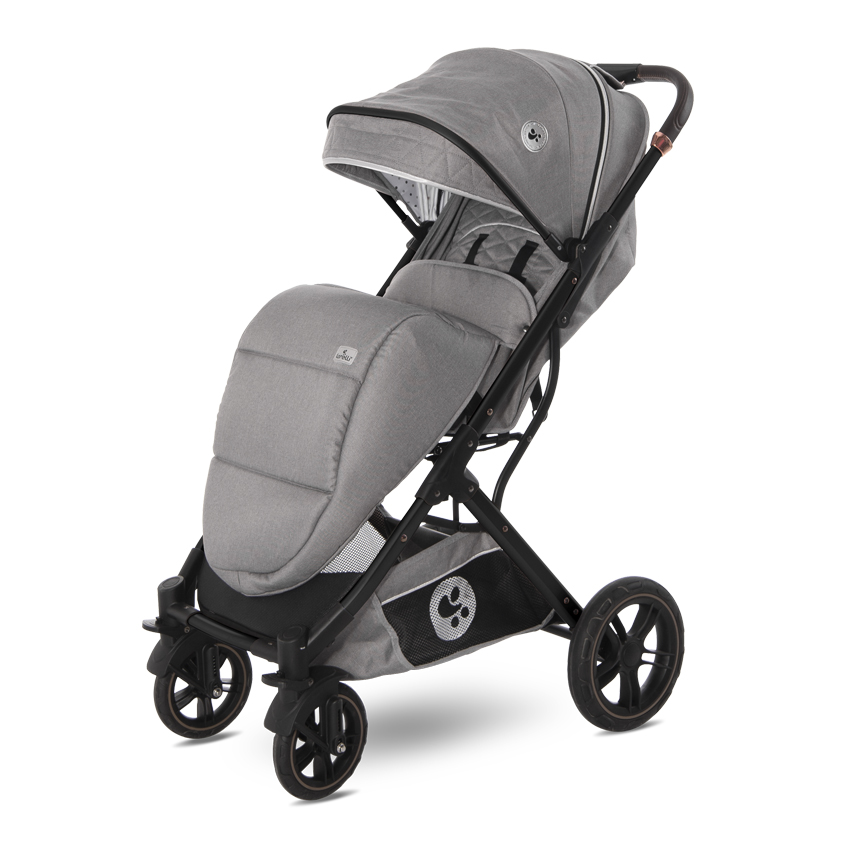 Carucior combinat 2 in 1 cu scaun auto Lorelli Storm 2021 Opaline Grey - poza 5