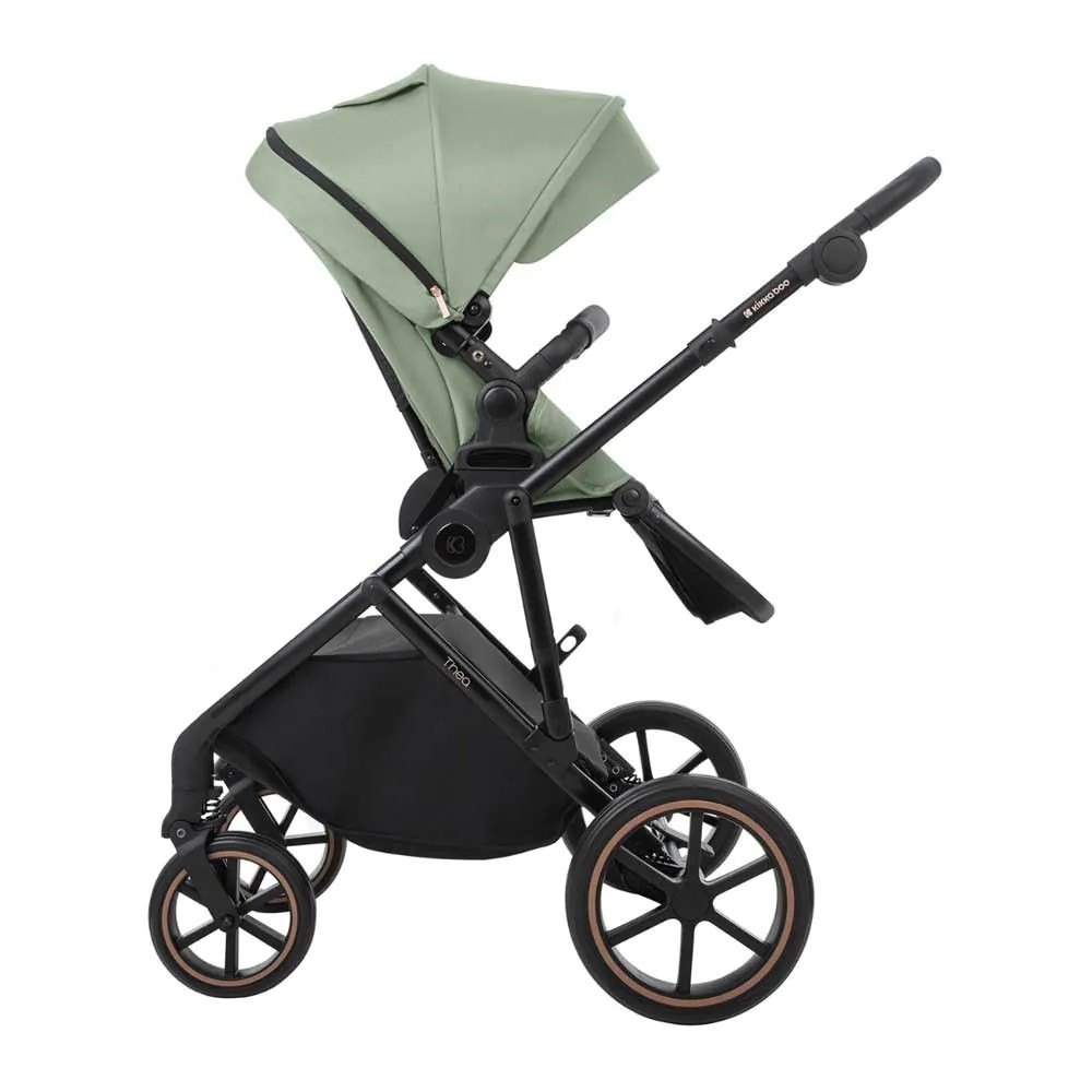 Carucior combinat 2 in 1 Kikka Boo Thea Army Green - poza 5