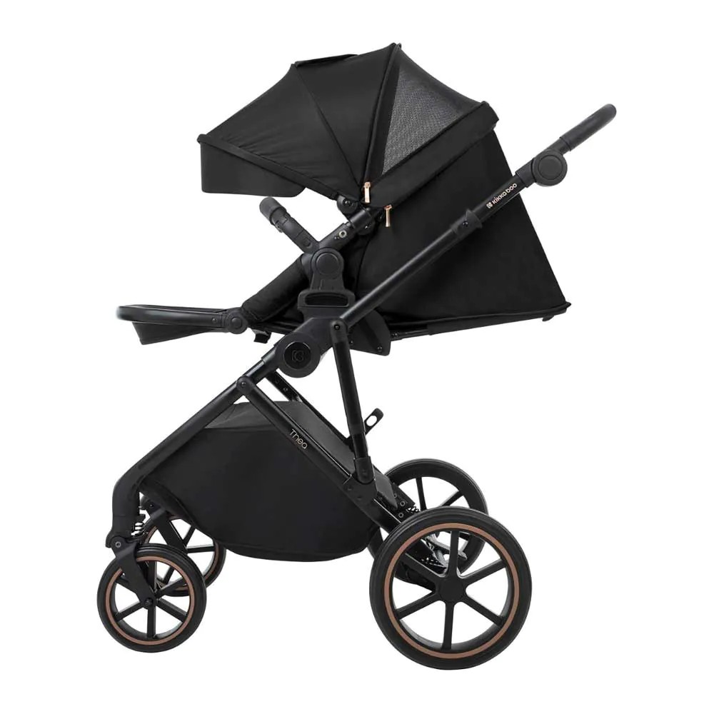 Carucior combinat 2 in 1 Kikka Boo Thea Negru - poza 5