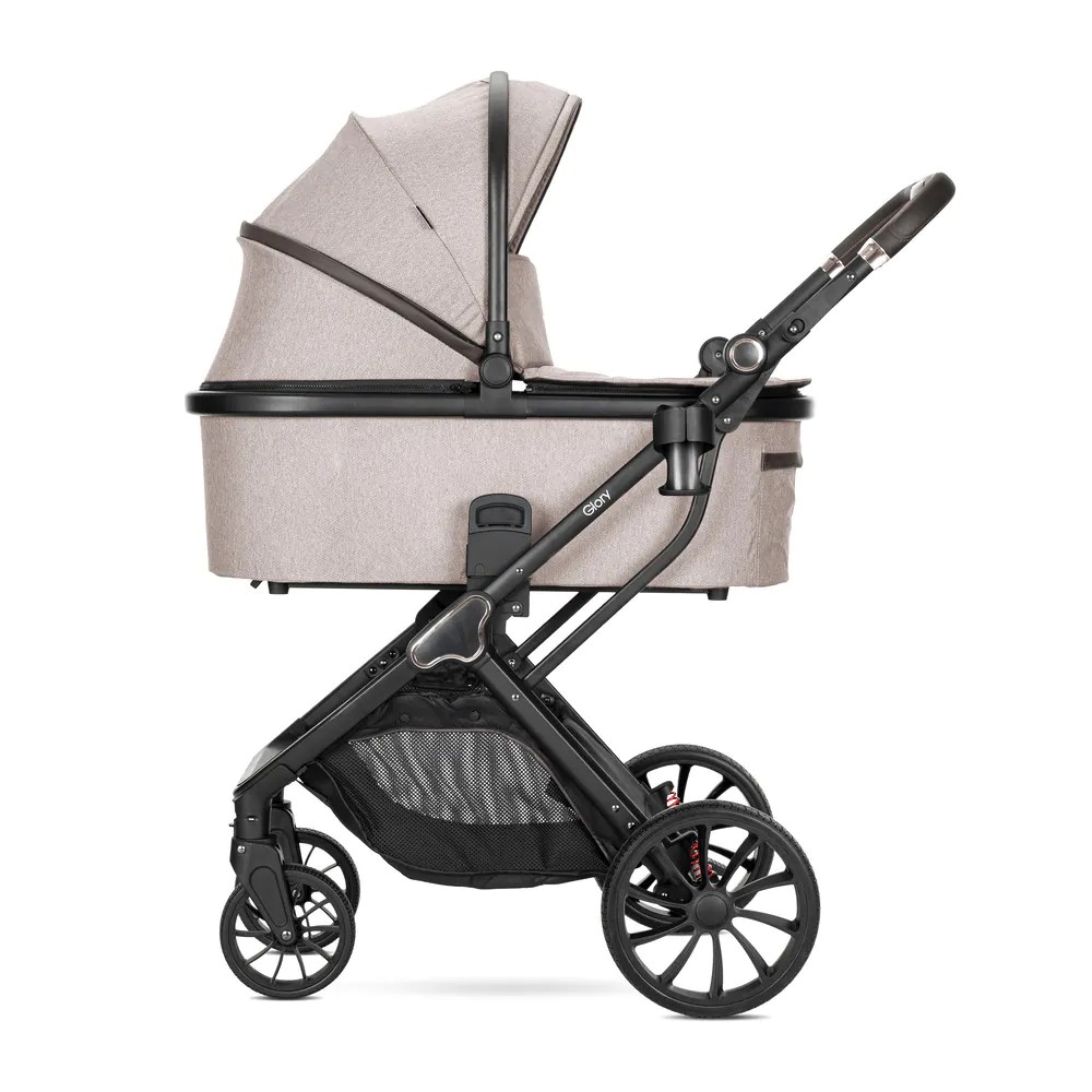 Carucior combinat 2 in 1 Lorelli Glory 2025 Beige - poza 2