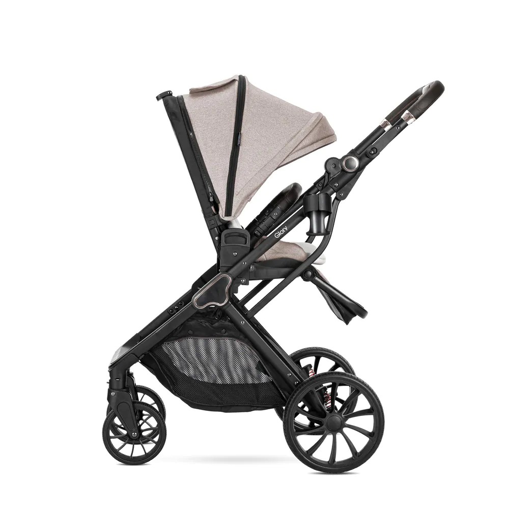 Carucior combinat 2 in 1 Lorelli Glory 2025 Beige - poza 5