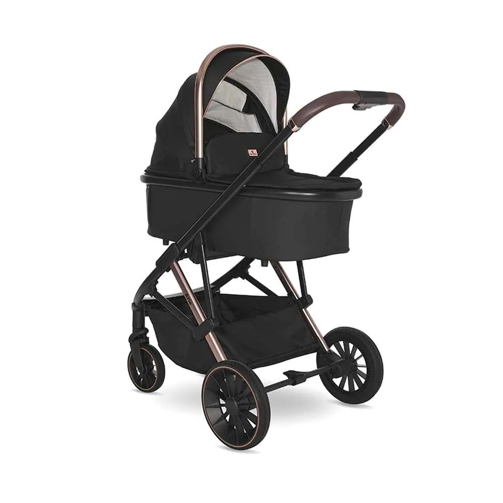 Carucior combinat 2 in 1 Lorelli Premium Aria Negru - poza 3